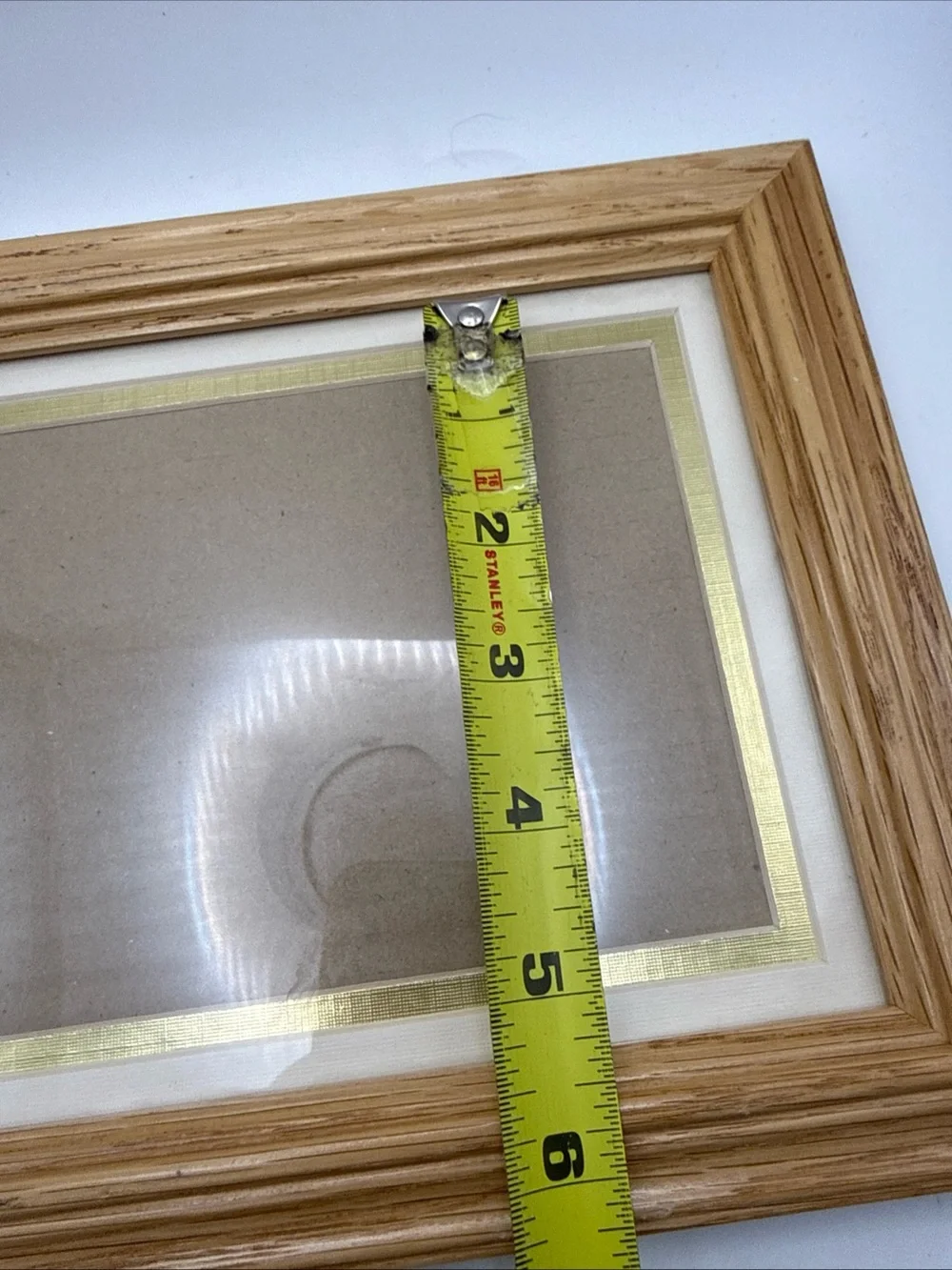 Vintage Grandmacore Brown Wood 8X13